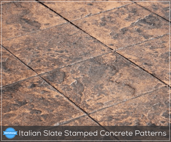 Italian Slate Stamped Concrete Patterns