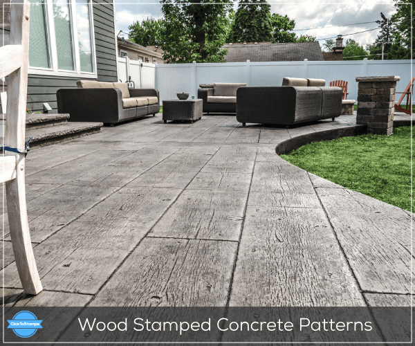 Wood Stamped Concrete Patterns